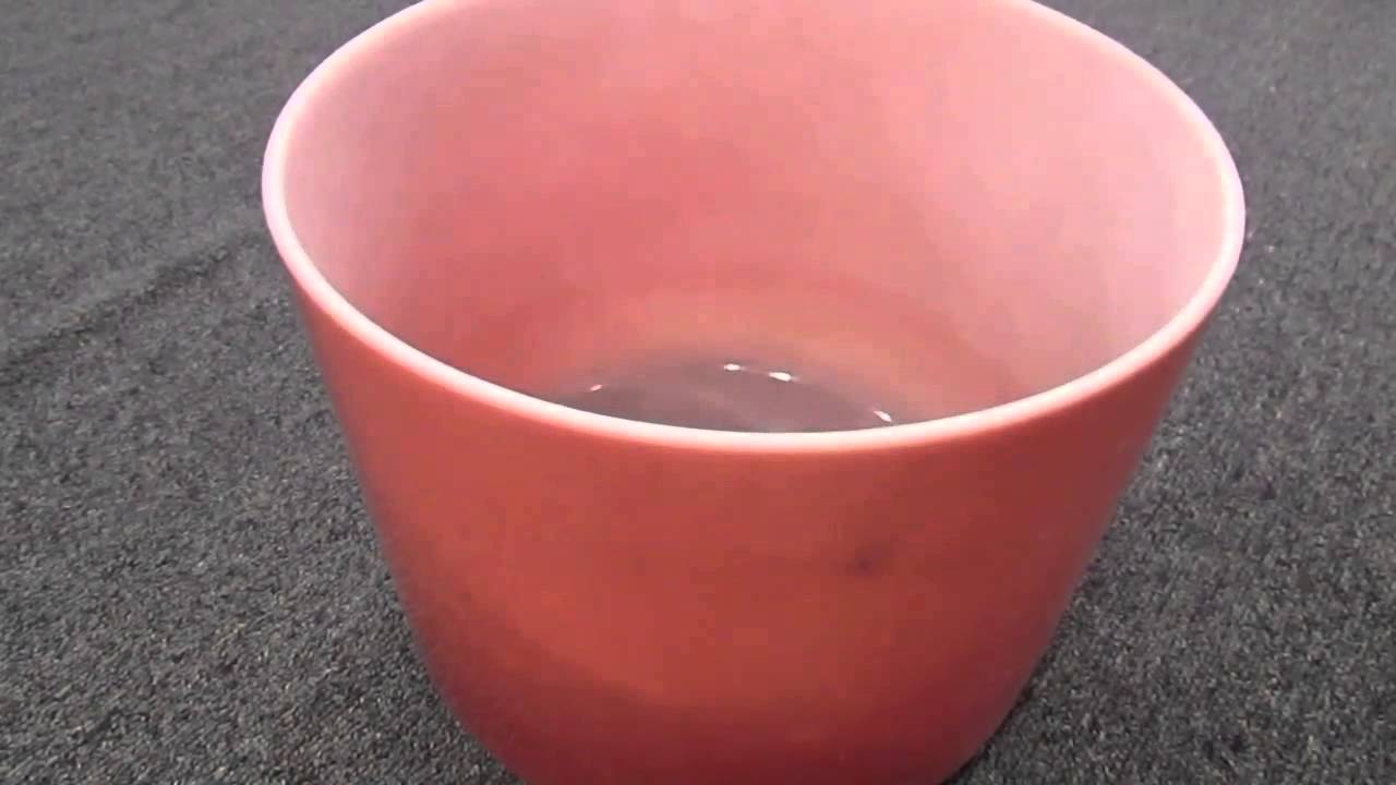 Rose Quartz Opaque Alchemy Crystal Singing Bowl Sample Of 10" A