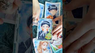 #takashiro #hs #такарисует #акварель #watercolor #card #mobpsycho100 #art #drawing #anime