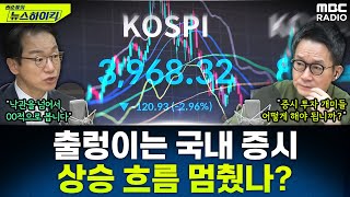 [뉴스하이킥] 장중 한때 다시 3,900선 붕괴...코스피 상승흐름 멈췄나? - 곽상준, MBC 251119 방송