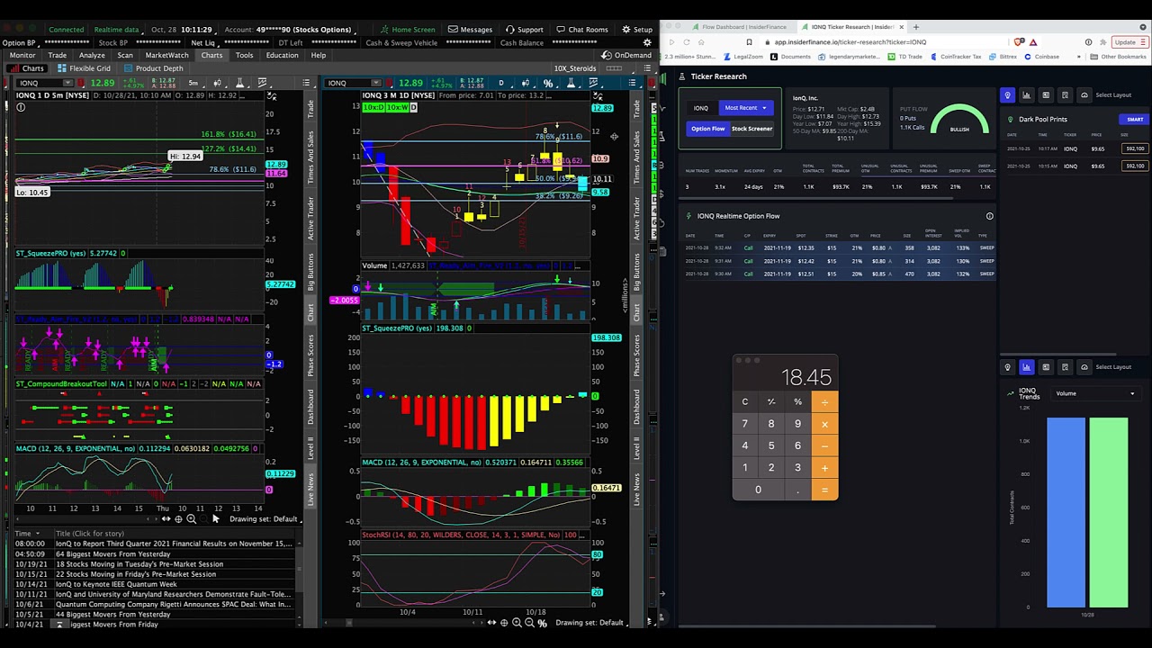 Insider Trade Example: IONQ