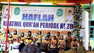 Mars kampung qiroati dalam rangka khataman TPQ Matlabul Ulum salafiyah