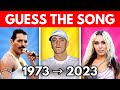 Guess the song   one song per year 19732023  music quiz