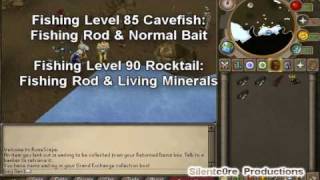 RuneScape 99 Fishing Guide - Rocktail & Cavefish (With Exp/cash Rates) 