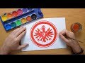 How to draw the Eintracht Frankfurt logo - Wie zeichnet man das Eintracht Frankfurt logo Bundesliga