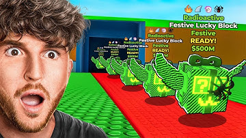 $0 - $1 Trillion Only Using FESTIVE LUCKY BLOCKS!