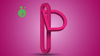 Adobe Illustrator Dersleri 187 Zincir Logo Yapımı P Harfi