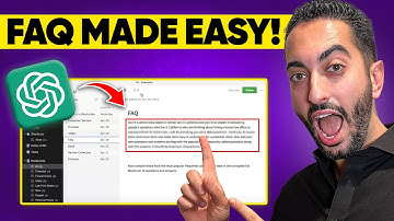 How To Use ChatGPT To Create FAQ For Your Law Firm 🤯