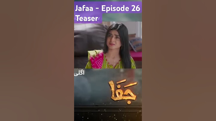 Jafaa - Episode 26 Teaser - [ Mawra Hussain & Sehar Khan ] - HUM