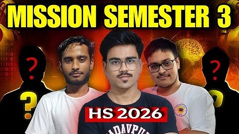 WBCHSE SEM 3 Biggest Launch Ever! Game- Changer for HS 2026 Students 🚀 || FREE YouTube Series🔥