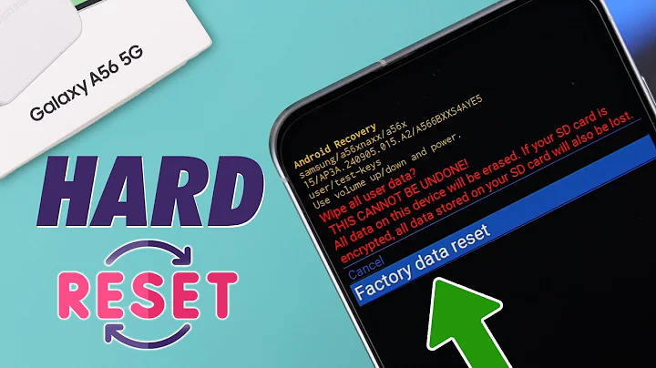 How To Hard Reset Samsung Galaxy A56 5G! [Factory Reset]