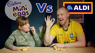 Cadbury's Mini Eggs Vs Aldi Mini Chocolate Eggs!
