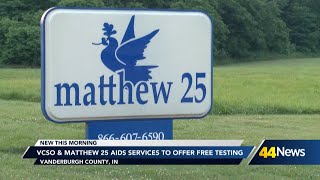 Vanderburgh County Jail and Matthew 25 AIDS Services collaborate to offer free testing