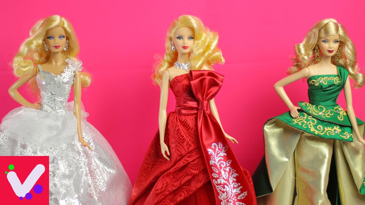 B S u T p B p B D H i Barbie Collector 2011 2013 Holiday Doll b-s-u-t-p-b-p-b-d-h-i-barbie-collector-2011-2013-holiday-doll