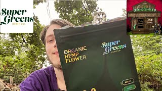 Reviewing Super Greens Hemp Co Blue Zooties Organic Hemp Flower!! The relaxing sleeper pack!!
