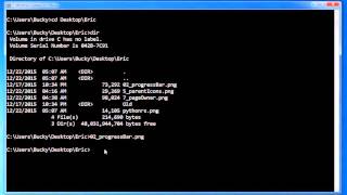 Windows Command Line Tutorial - 3 - Opening Files and History