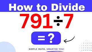 791÷7  Divide 791 by 7 - Long division Method
