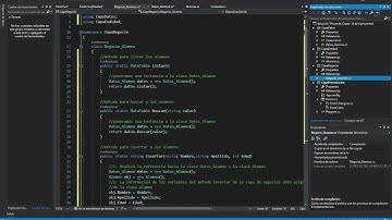 7-PROGRAMACIÓN DE LA CAPA PRESENTACIÓN EN C# PARA LISTAR Y BUSCAR REGISTROS EN SQL 2019 PARTE 1