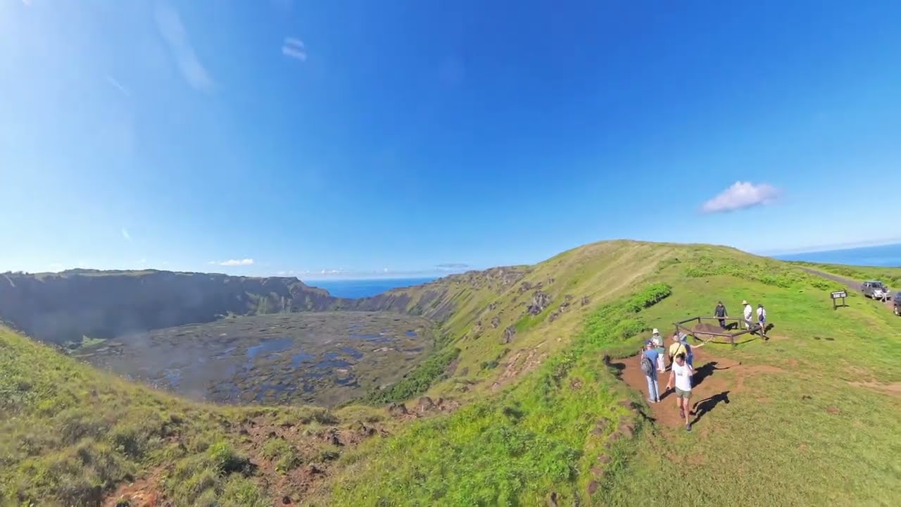 🌋 Rano Kau e Orongo: il cuore mistico di Rapa Nui | Giro del Mondo 2024