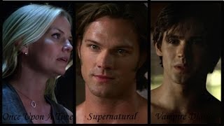OUAT/SPN/TVD - "Don't Stop On My Account" - Parallel Scenes
