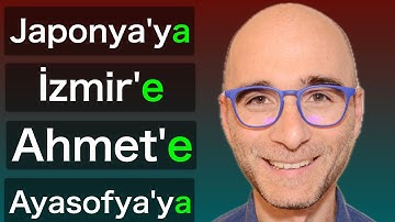 Turkish Grammar: Dative Case of the Proper Names in Turkish Language