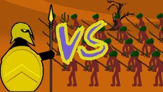 1 Den Spearton Vs Swordwrath Army - Insane Stick War Legacy