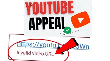YouTube reuse appeal invalid url issue