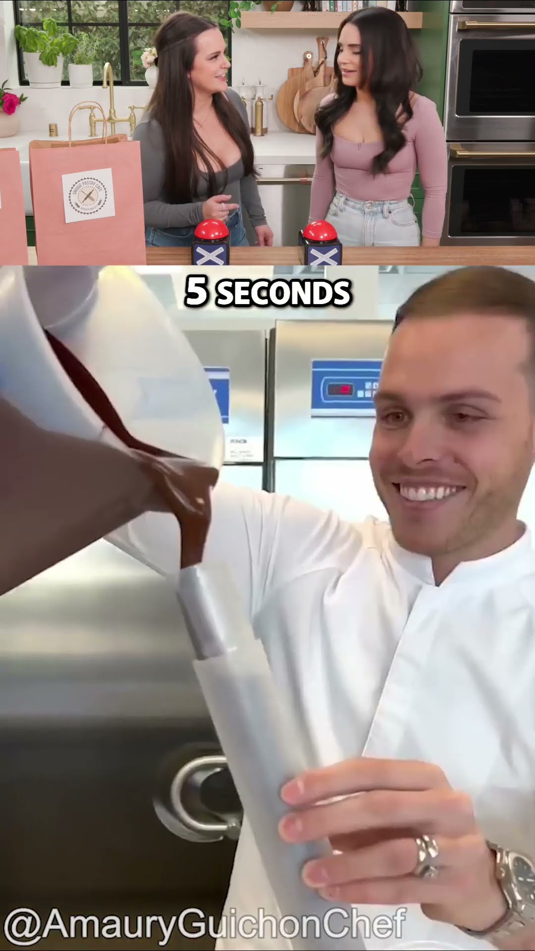 Guess What He's Making? #react #challenge #fyp #gameshow #skills #chocolate