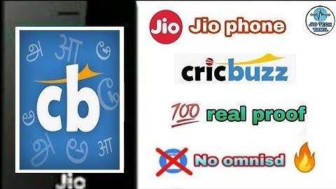 How to install Cricbuzz app | in jio phone | without installing Omni SD | in tamil