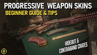 How to Upgrade Progressive Weapon Skins in PUBG  (How the Hideout / Contraband Crates Work)