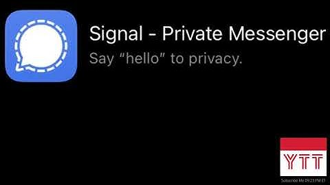 Use Signal - Say hello to privacy