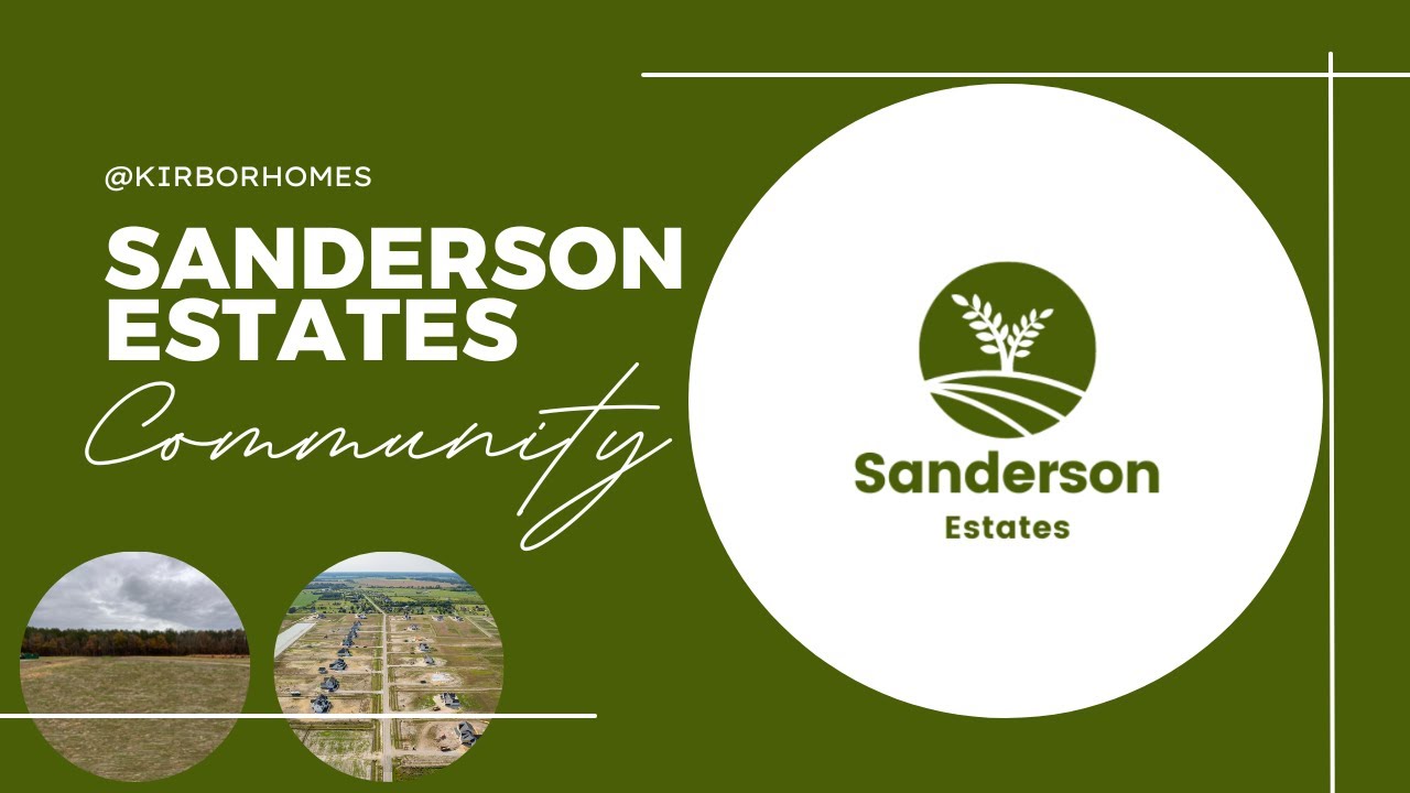 Sanderson Estates Community Areal View YouTube