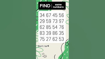 Find odd numbers " one pair "   #odd #quiz #oddnumbers