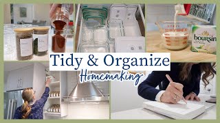 Kitchen Tidy, Organize & Cook With Me! | Spice Storage Solutions | Home Making Motivation by Faith and Flour 52,401 views 3 months ago 22 minutes