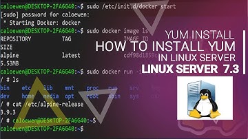 Installing yum on linux server 7.3