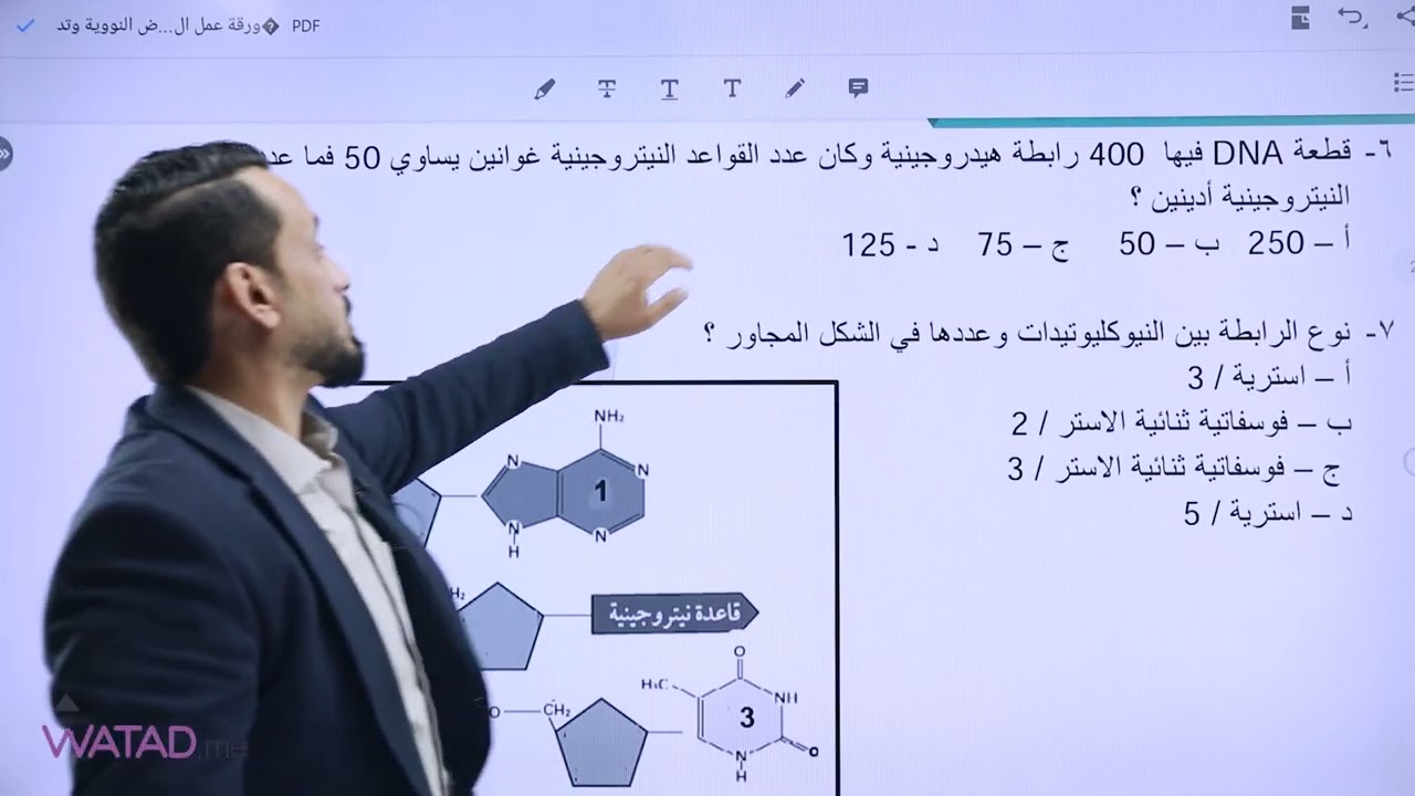 حل ورقة عمل - درس 