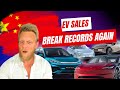 Ev sales skyrocket in china  nearly 1 million sold in a single month