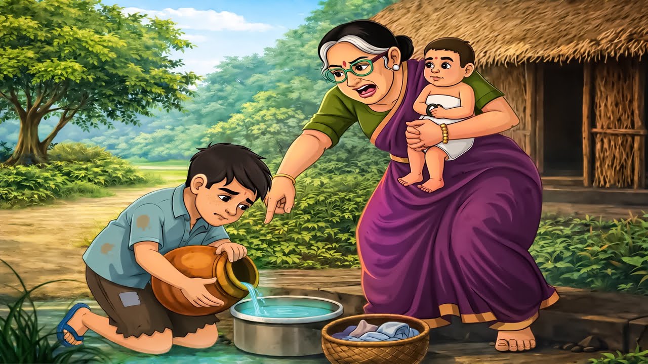 सौतेली माँ | Sauteli maa | Hindi Kahani | Cartoon Story | Moral Kahani | Bulbule Cartoon