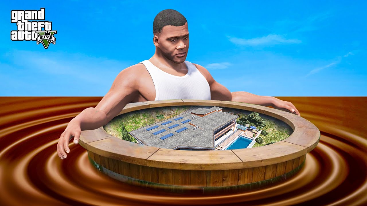 Franklin and Super Heroes Travel To Other World Through Portal & Fight Villains in Gta 5