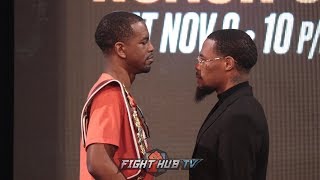 JAMEL HERRING VS. LAMONT ROACH - FULL FACE OFF AT TOP RANK FALL REVEAL PRESS CONFERENCE