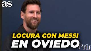 MESSI desata la LOCURA en su llegada a OVIEDO para recibir el PREMIO PRINCESA DE LOS DEPORTES
