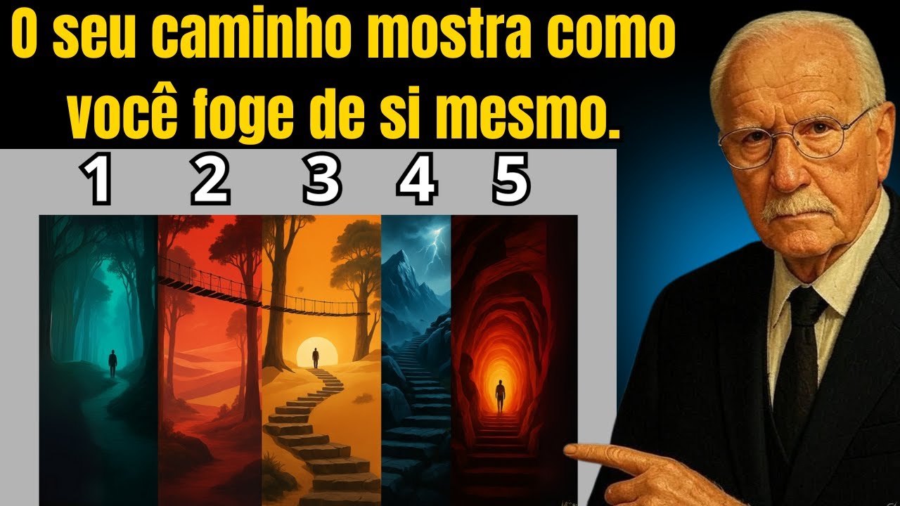 QUAL CAMINHO VOCÊ ESCOLHE? ISSO REVELA COMO VOCÊ FOGE DE SI MESMO Teste Psicológico de Carl Jung