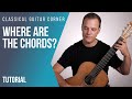 Where are the chords in classical guitar music