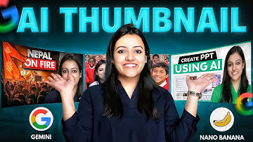 🔥 How to Make free VIRAL Youtube Thumbnails using AI Tool | Nano Banana & ChatGPT |Hindi | Ritika AI