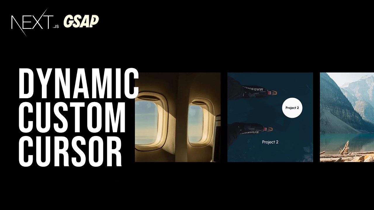 Smooth Dynamic Custom Cursor Animations with GSAP and Nextjs - YouTube