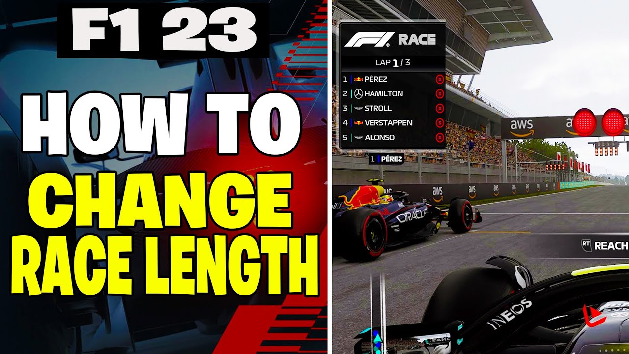 F1 23 - How to Change Race Length 