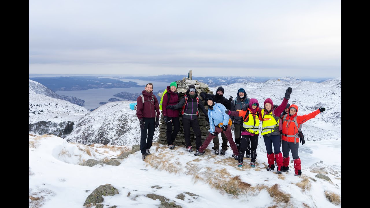 Byfjellstrimmen på vindfull tur over Vidden