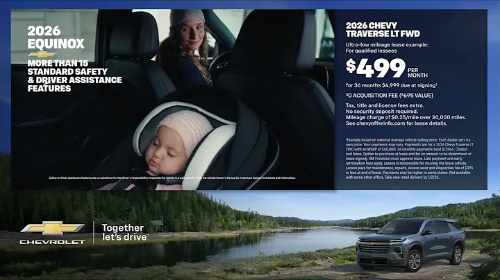 Gear up for the holidays in a Chevy Traverse