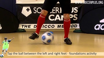 Plus 3 Skills Challenge Pyramid™ - #2 Double Tap & Dribble