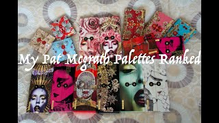 Ranking My Pat McGrath Palettes