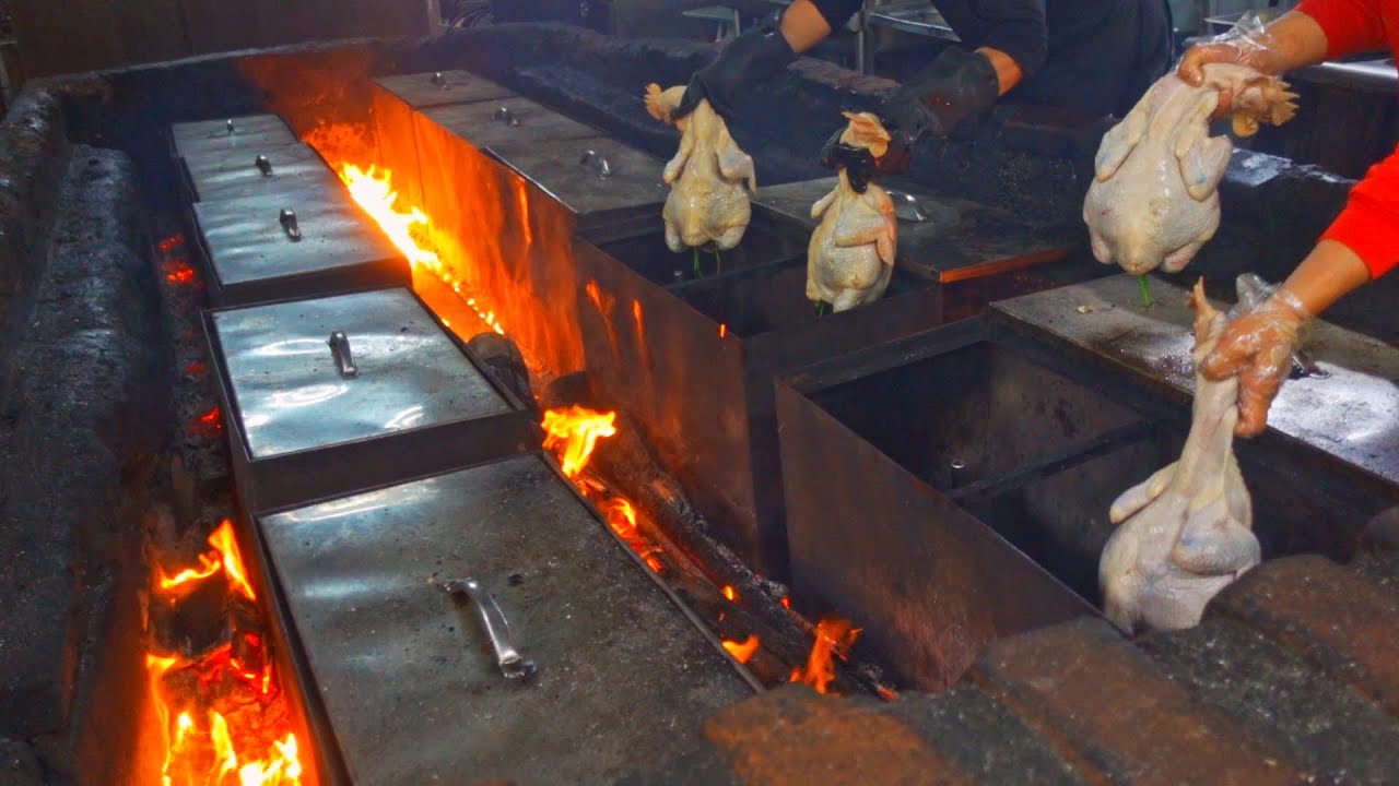 DON'T TRY THIS AT HOME! Wood Roasted Chicken with Special Red Brick Ove 紅磚灶柴火烤全雞(燜雞)-Taiwanese 